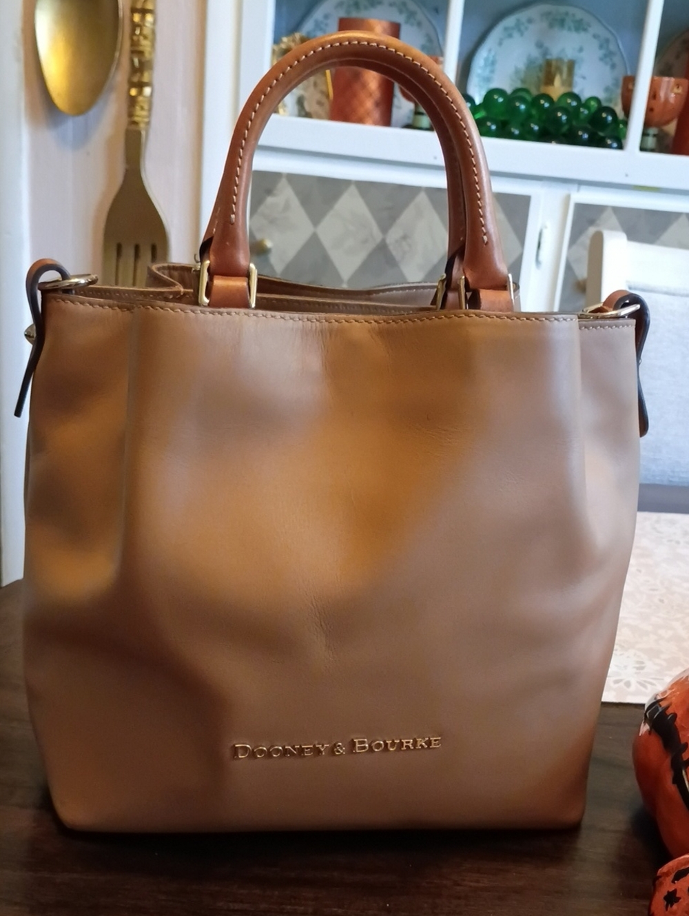 Dooney Barlow Smooth leather satchel
